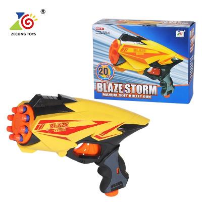 China Manual Toy Gun Soft Bullet Storm Flame Firearm Soft Bullet for sale