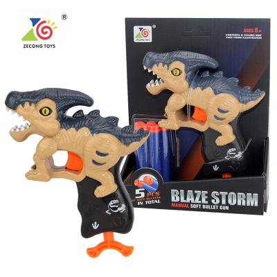 China Amazon Manual Firearm Sniper Dinosaur Flame Storm Soft Bullet Bullet Soft Toy Gun Toys For Play Guns Pistol Toy Gun Bullet Soft Bullet soft toy fire for sale