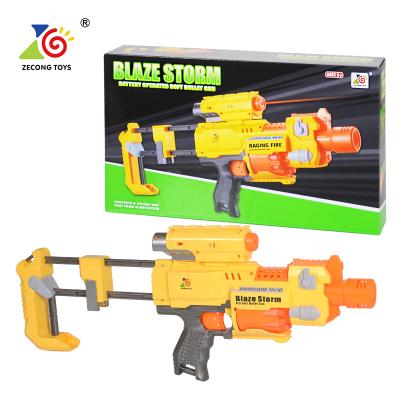 China Foam Electronic Bullets Gun Toy Blaze Storm Electric Toy Guns for sale