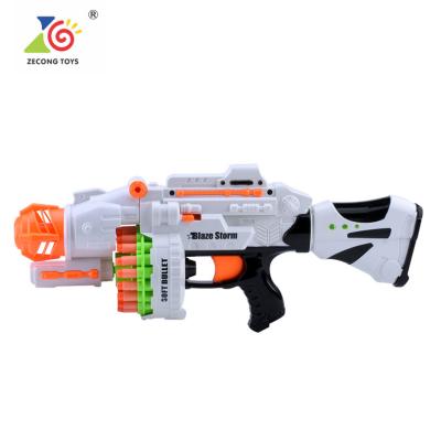 China Electronic Toy Easy to use outdoor fun game bullet gun toy electric soft shape zecong 7020 for sale