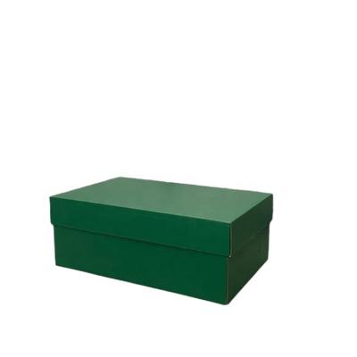 China Recyclable Cardboard Paper Box Gift Gold Manufacturer Corrugated Boxes Custom Shoe Boxes for sale