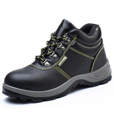 China Steel Protective Leather Steel Toe Safety Shoes Labor Shoes of Toe Good Quality Industrial Working for sale