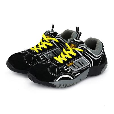 China Steel Toe Leather Permeable Anti Puncture Anti Puncture / Oil Resistant Anti Acid Work Safety Shoes for sale