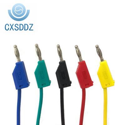 China CXSDDZ 2mm Banana Plug Safety Test Leads Copper Stackable Instrumentation Cable for sale