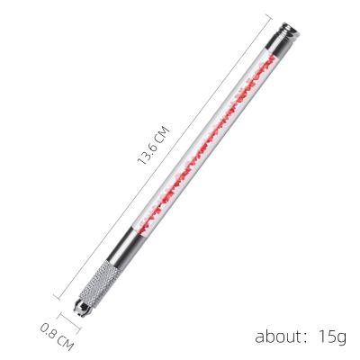 China Logo Print Customization Permanent PMU Eyebrow Holder Eyebrow Tattoo Microblading Pen for sale