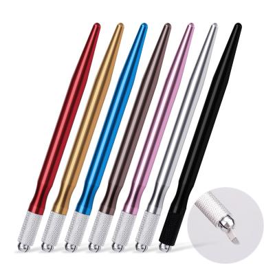 China Microblading Pen Customization Eyebrow Tattoo Manual Permanent Disposable Pen for sale