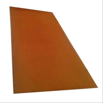 China Construction of corrosive environment 0.4-2mm thick corten seamless cold rolled steel plate for sale