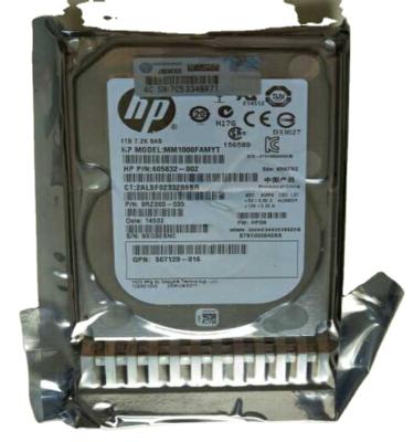 China 652749-B21 7.2k G8 1tb Internal Hard Drive 2.5 SAS Server Hdd 765466-B21 for sale