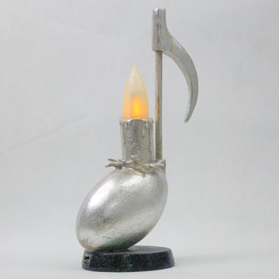 China Wholesale High Quality Europe Music Note Statue Candle Holder Sculpture For Decoration Home Ornaments for sale