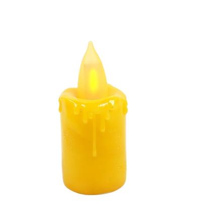 China Morden 2022 New Flameless Yellow 3d Wick Rechargeable Led Candle Flicker Light for sale