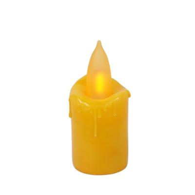 China Morden Wholesale 7 Inch Refillable Pillar Pillar Polyresin Cheap Flameless Led Flameless Candles for sale