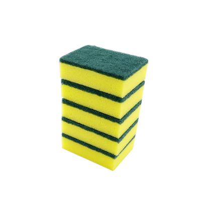 China Popular Sustainable Amazon Scrub Cleaning Product Sponge Kitchen Sponge Rectangle for sale