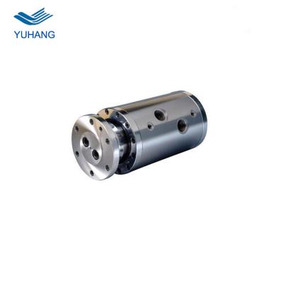 China Newest Hydraulic Rotary Joint 2 Channels BSP Thread Import Seal Stainless Steel Hydraulic Rotary Joint for sale