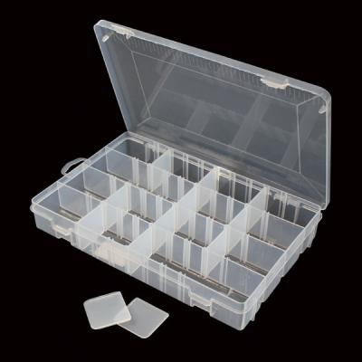 China 21855 High Quality Viable Adjustable Storage Box 16 Space Fishing Accessory/Removable Findings/Dividers Bead Storage Box for sale