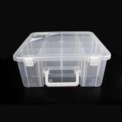 China 29527 Storage Box Toy Tool Storage Box Sustainable Utility For Home Storage With 16 Removable Compartments for sale