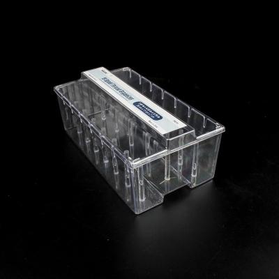 China 29515 Storage 21spool Case Wire Oganizer Plastic Transparent Sewing Stackable Box for sale