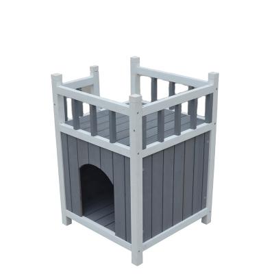 China Eco - Friendly Portable Wooden Pet House Cat House For Outdoor Indoor for sale