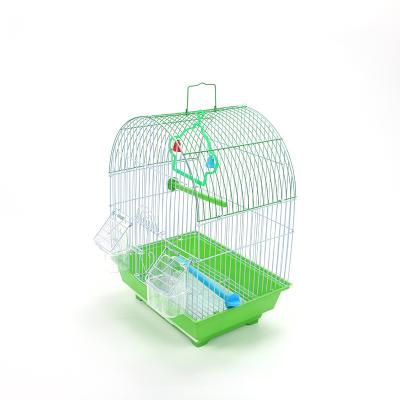 China Viable Portable Travel Stainless Steel Metal Iron Aluminum Pet Bird Parrot Cage for sale