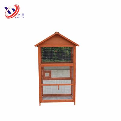 China Sustainable Wholesale Decorative Outdoor Wooden Bird Cage Canary for sale