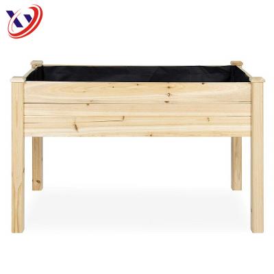 China Hot Sale Eco-friendly Garden Flower Planter Easily Assembled Wooden Work Bench for sale