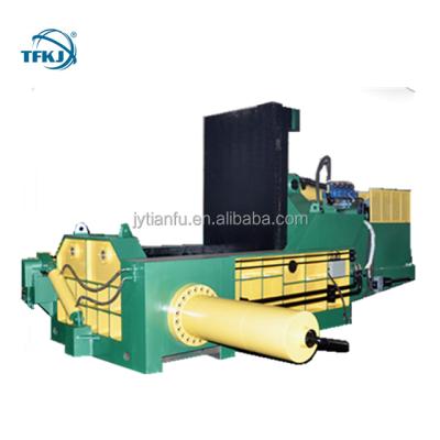 China Baler scrap metal into bales TF bale tipping type aluminum cans manual wrapping machine for baler scrap metal CE standard for sale