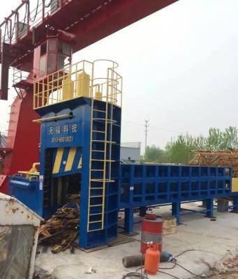 China machinery & YDJ-5000 Large Scale Hydraulic Material Scrap Car And Metal Shearer With Baler (Quality Guarantee) for sale