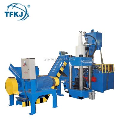 China Hydraulic metal chip briquetting machine Y83-3150 CE scrap metal chip sawdust briquetting machine (high quality) for sale