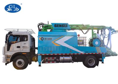 China Application Of Gengli Machinery Truck-Mounted Wet Mix Shotcrete Machine for sale