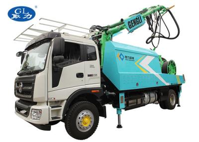 China Application Of Hydraulic Pump System Truck-Mounted Wet Concrete Gunite Machine for sale