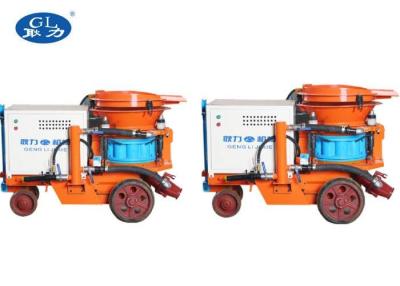 China Toepassing van Shotcrete van 7m3/H Lucht Gedreven Bespuitende Machine Droge Shotcrete Machine Te koop