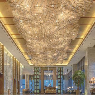 China Art Unique Modern Chandeliers Staircase Home Decor Pendant Lighting LED Lighting Luxury Design for sale