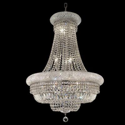 China Hotel Factory Classic Crystal Chandeliers Pendant Light Villa Luxury Lighting Made In China for sale