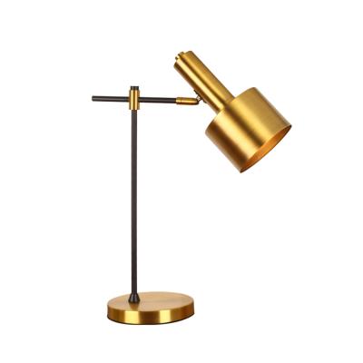 China Modern Simple Chinese Bedroom Lamp Brass Table Lamp For Bed Home Side Modern Hotel Living Room Lamp for sale