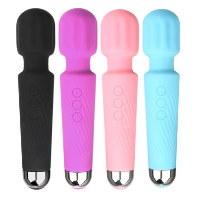 China 10 Frequency Handheld Rechargable Multi-Speed ​​Body Size Earthquake Massage Wand Massager Personal Vibrator for Women for sale