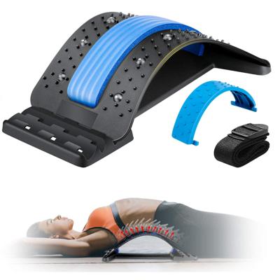 China Lower and Upper Body Device Relief Back Pain Lumbar Support Back Stretcher with Magnet for Herniated Disc Sciatica Scoliosis for sale