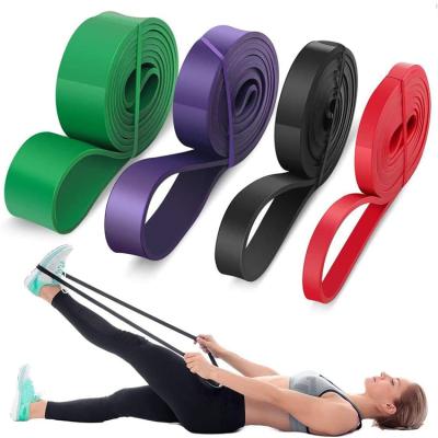 China Assisted Pull Up Bands Exercise Custom Latex Pull Up Aid Band Fitness Strength Band Long Power Stretch Resistance Bands Sets for sale