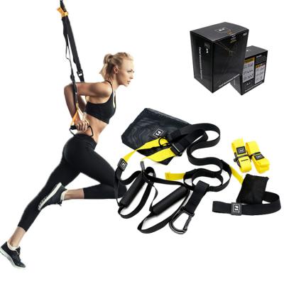 China Bodybuilding Fitness Amazon Hot Selling Fitness Suspension Trainer System Sling Training Strap Kit for sale