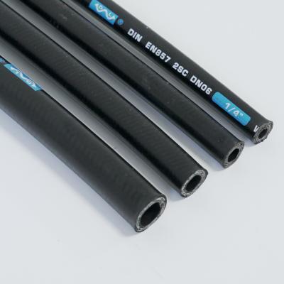 China EN 857 Industrial Oil Resistance Hydraulic Hose Flexible 3/4 Inch 1SC Hydraulic Hose for sale