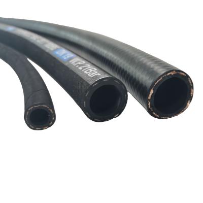 China PREMIUM QUALITY PETROL HYDRAULIC FLUIDS LOW PRESSURE AIR HOSE R3 R6 FIBER BRAID HYDRAULIC HOSE for sale