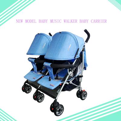 China Foldable Canvas/Oxford Mother Bike Carrier Double Seat 2-in-1 Stroller Baby Carrier Twins For Newborn Children for sale