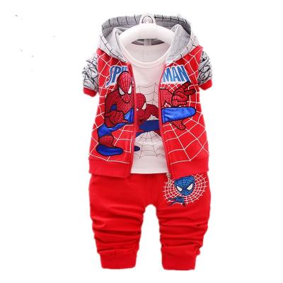 China 2020 Anti-static Children's Spring Cartoon 0-3 Years Old Long Sleeve New Three Piece Hoodie for sale