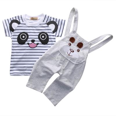 China Long Sleeve Baby Clothing 2018 Newborn Suits Newborn Baby Boy Girl Clothes Short Sleeve Infant Product for sale