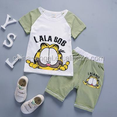 China Long Sleeve Baby Clothing 2018 Newborn Suits Newborn Baby Boy Girl Clothes Short Sleeve Infant Product for sale