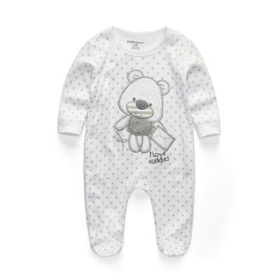 China Antibacterial Unisex Good Quality Baby Rompers O-Neck 0-12M Novel Newborn Boys &Girls Roupas Baby Clothes Long Sleeve Cotton Rompers for sale