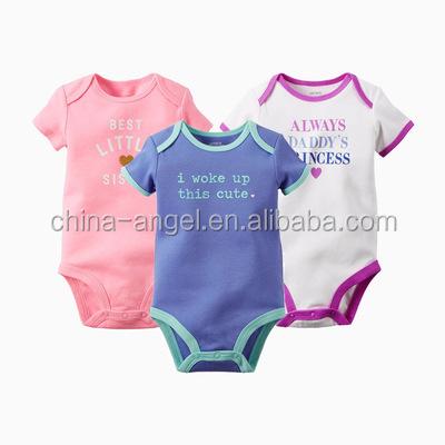 China Antibacterial Infant Clothing Sets Baby Clothes 100% Cotton Romper for sale