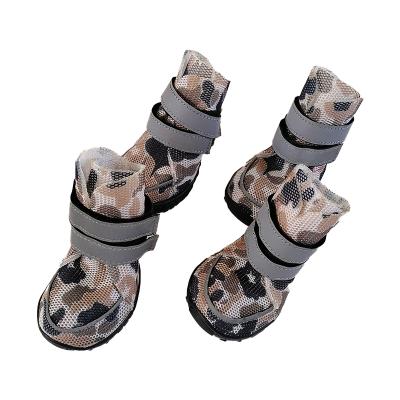 China Durable Pet Outdoor Walking Bowl Soled Shoes Non Slip Wear Resistant And Breathable Pet Shoes for sale