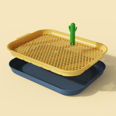 China Sustainable Dog Toilet Pet Cat Litter Box Cat Litter Mat Toilet for sale