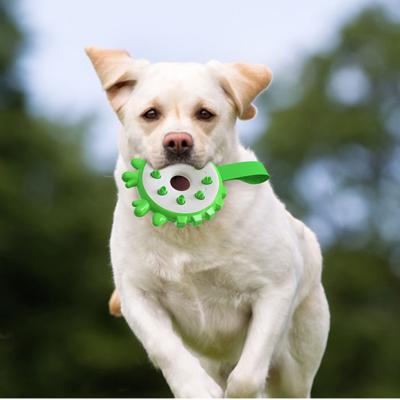 China Viable Interactive Puzzle Game Dog Toys Dog Ring Chew Molar Toys Training Bite-Resistant Pet Toys for sale