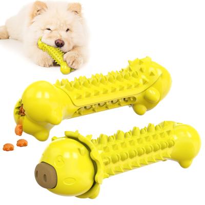 China Amazon Dog Viable Hot Selling Toothbrush Sounding Floating Water Dog Toy Colored Chew Toy For Dogs for sale