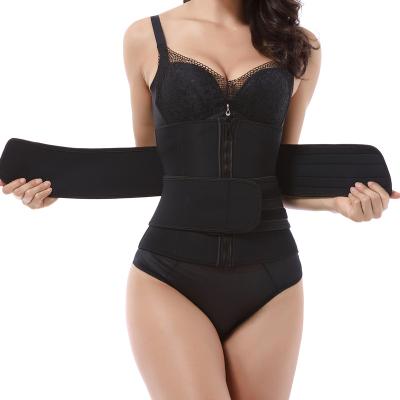 China Breathable Neoprene Waist Trainer For Women Slimming Body Shaper Waist Trimmer Cincher Sweat Belt for sale